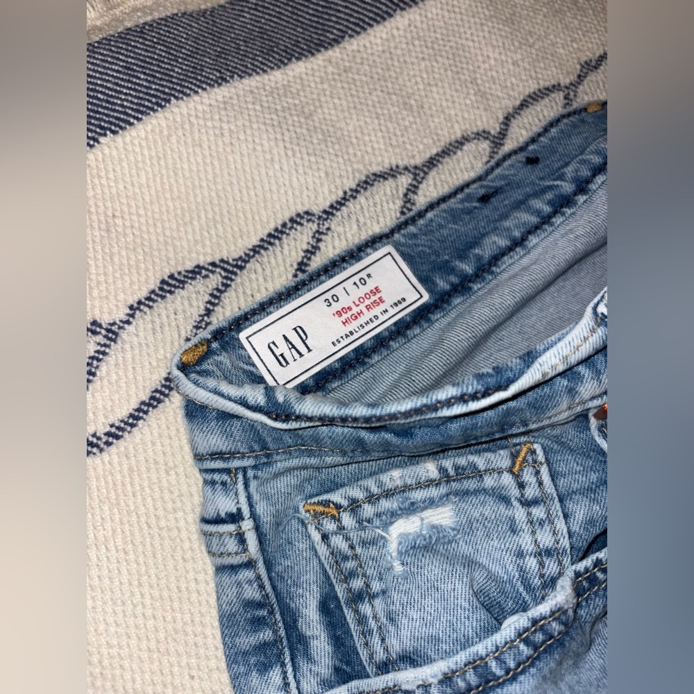 GAP Women's Light Blue High Rise Jeans